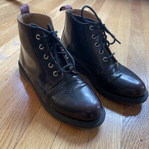 Dr. Martens Emmeline Boot, Cherry Red Arcadia, US 8, EU 39